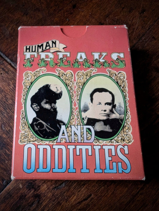 “Human Freaks and Oddities” card box (series 2) from 1991, USA