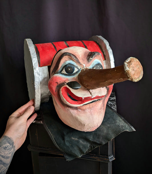 Old Carnival Mask from Basel (Switzerland) 1970's