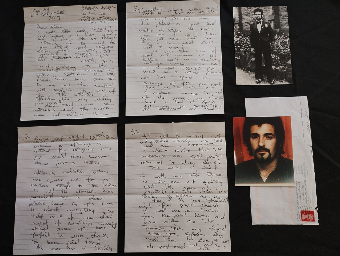 Peter Sutcliffe, Original 4 pages letter written by the serial killer