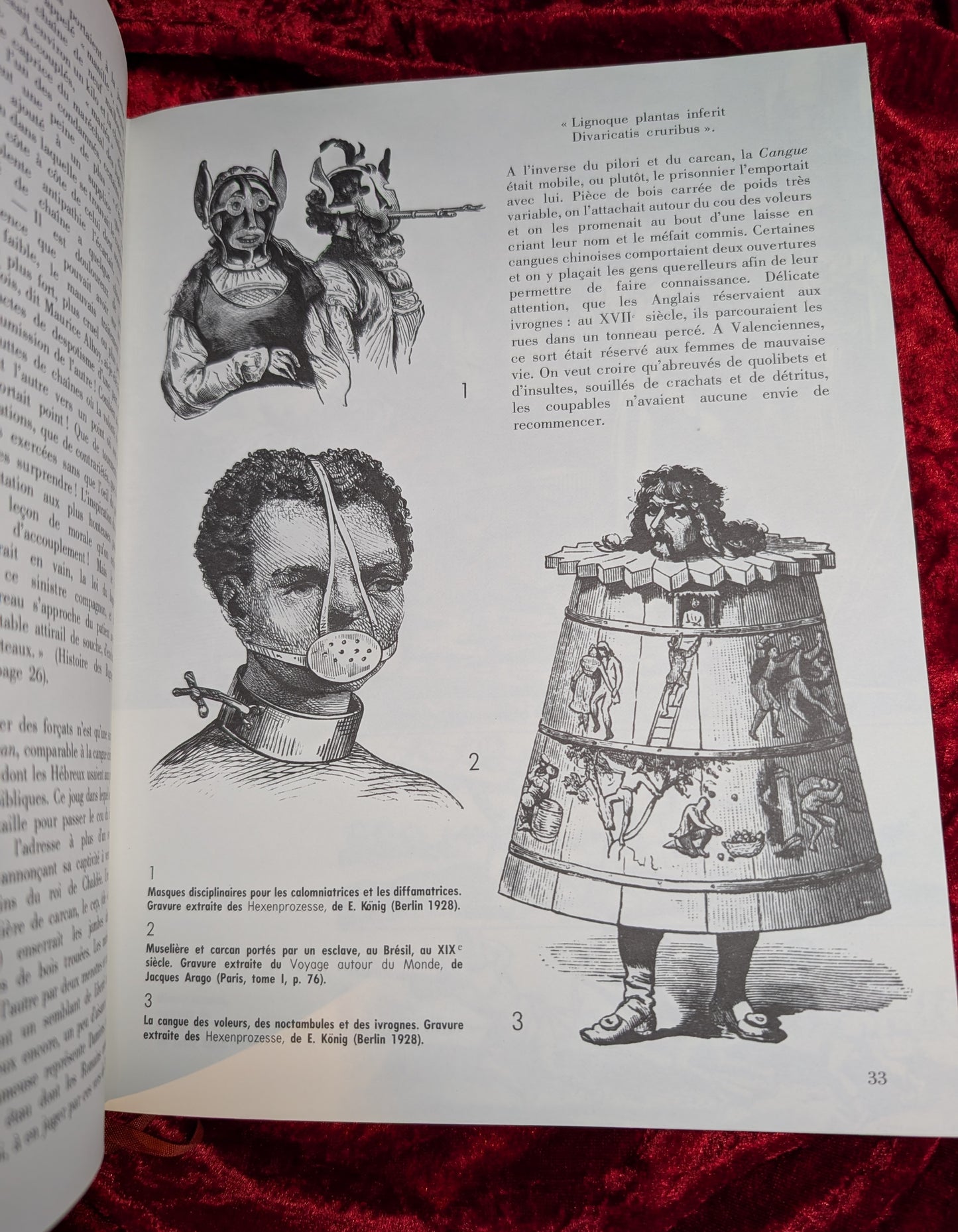 Livre "Le Musée des Supplices" par R. Villeneuve (reliure en cuir, ed. 1968)