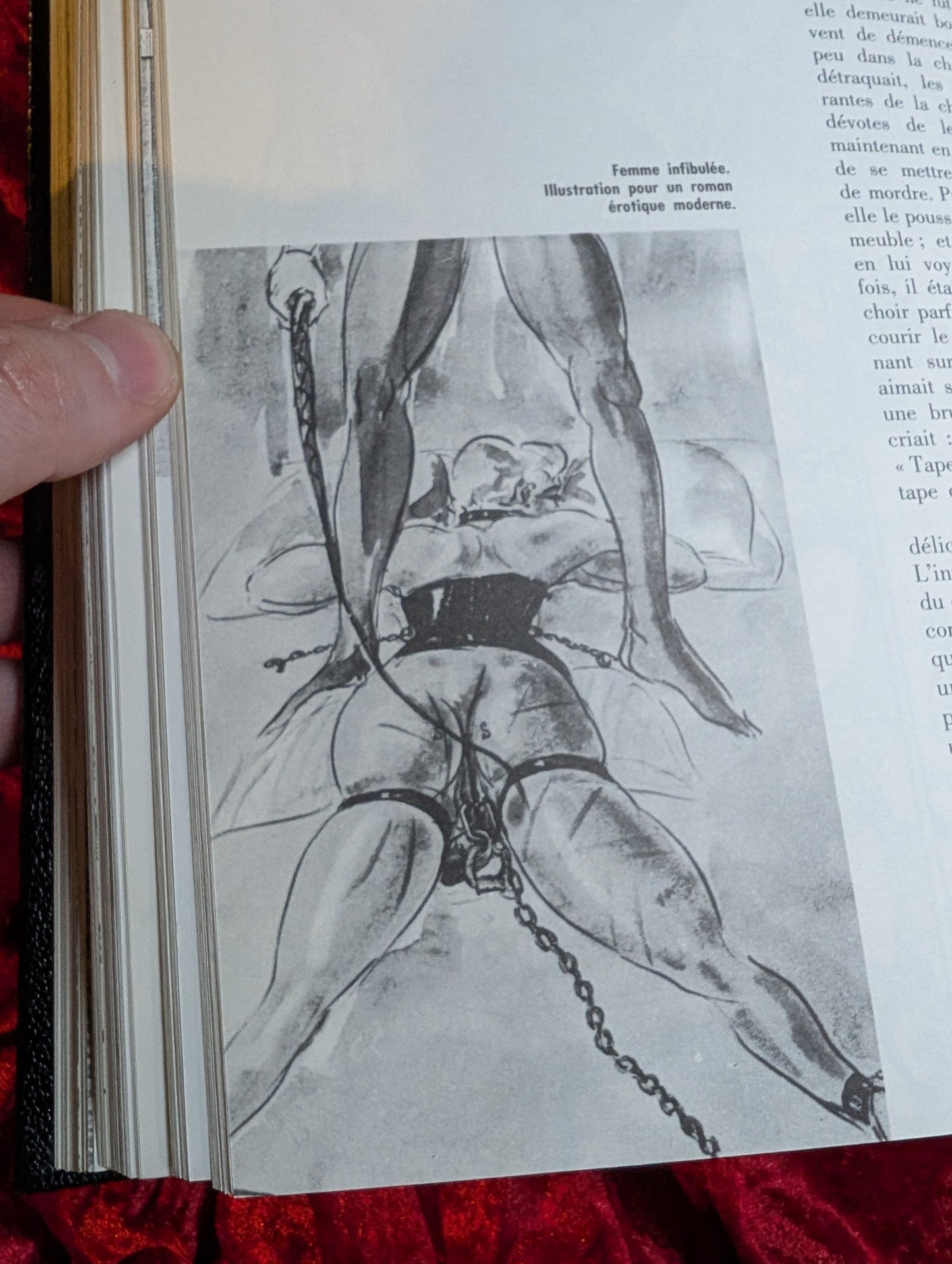 Livre "Le Musée des Supplices" par R. Villeneuve (reliure en cuir, ed. 1968)