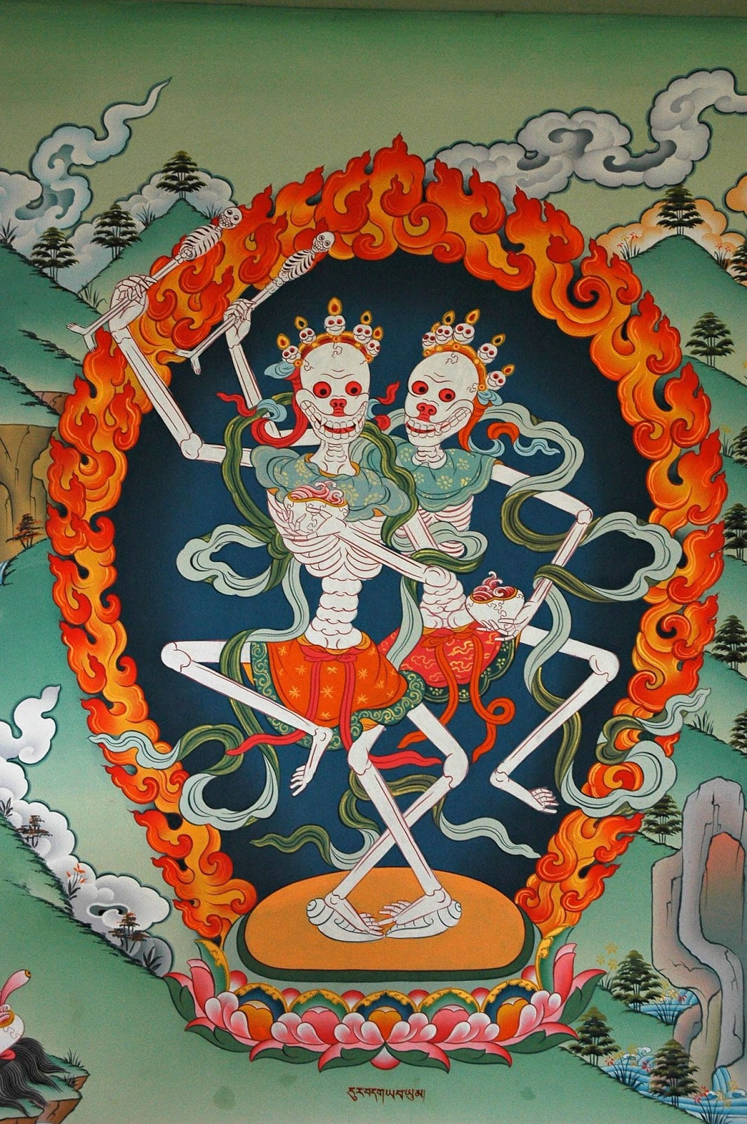 Citipati tibetan Mask