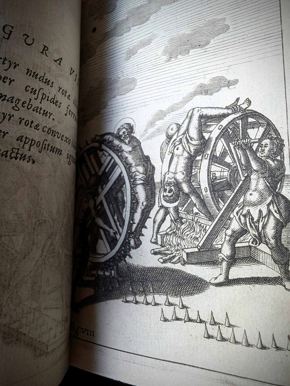 OLD RARE BOOK 17TH-CENTURY ILLUSTRATED WORK ON THE TORTURES OF MARTYRS — 1667