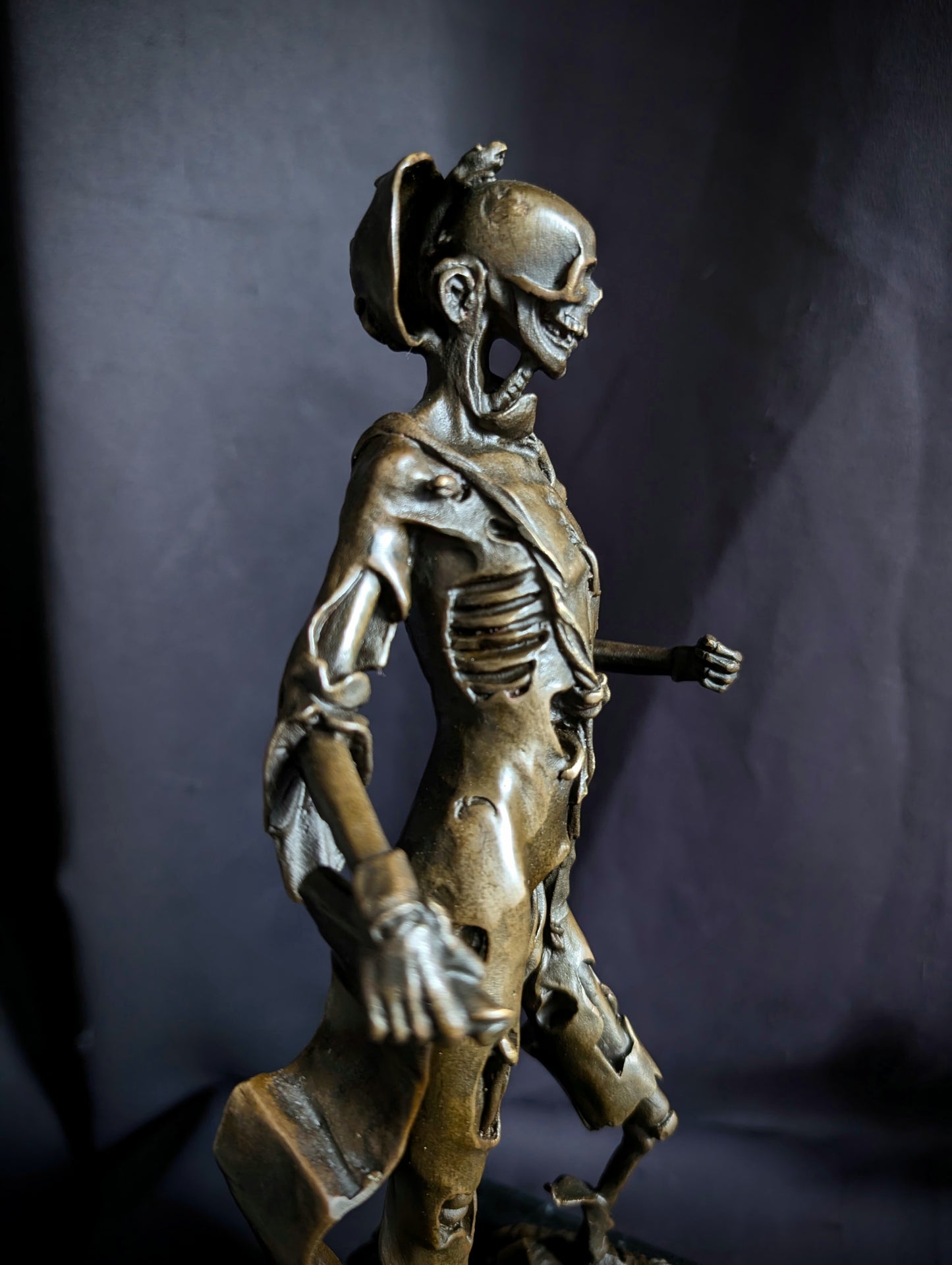 Figure of Death - Bronze Memento Mori – After Hans Leinberger 1520's