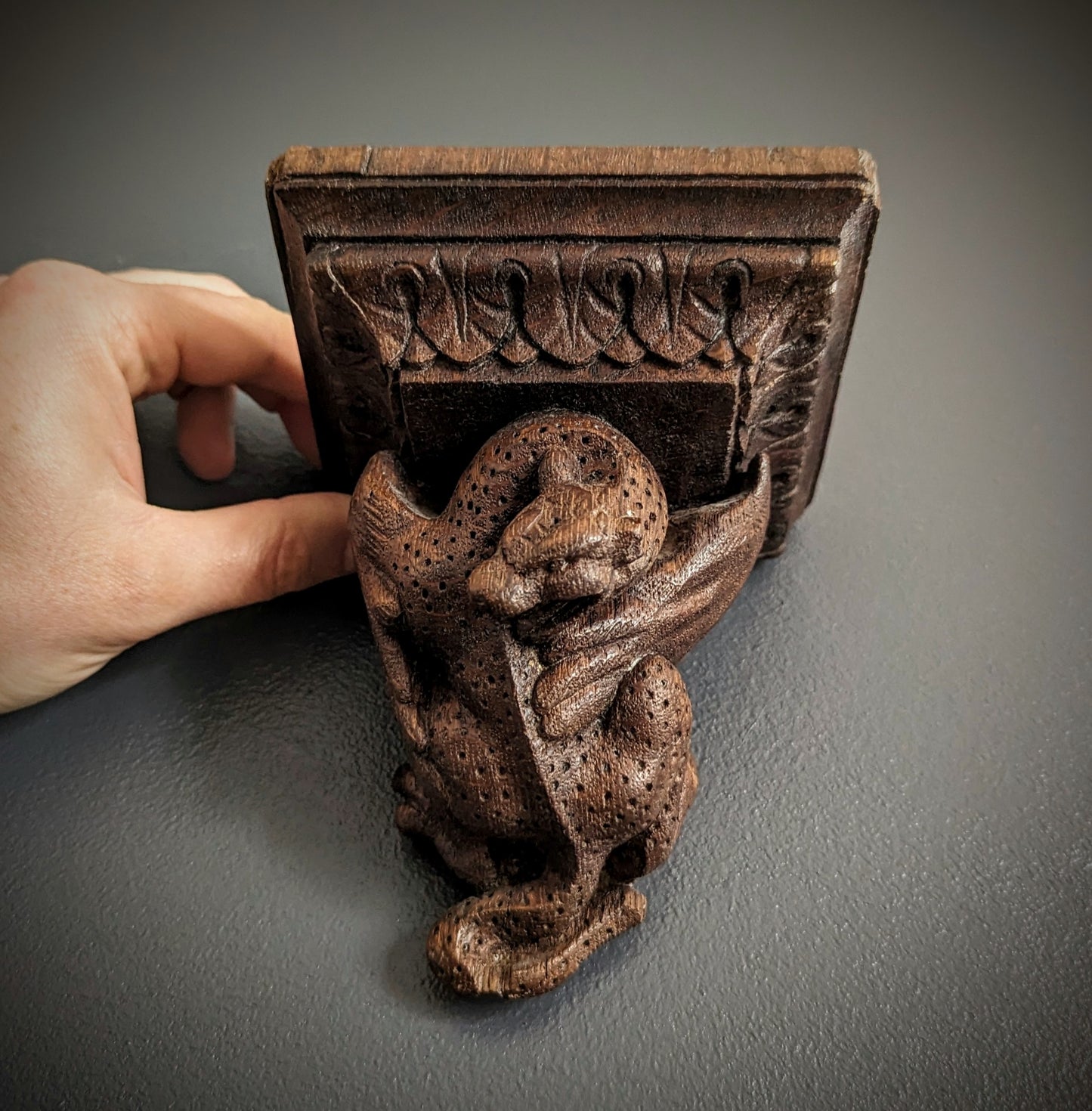 Antique Dragon in carved wood