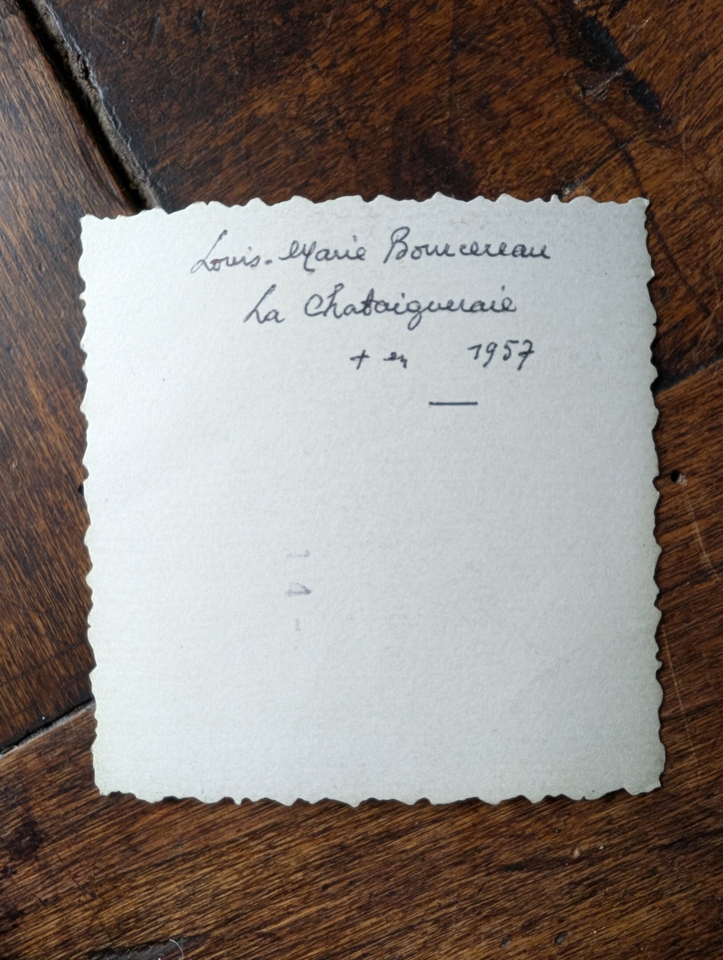 Post-mortem photo from 1950's