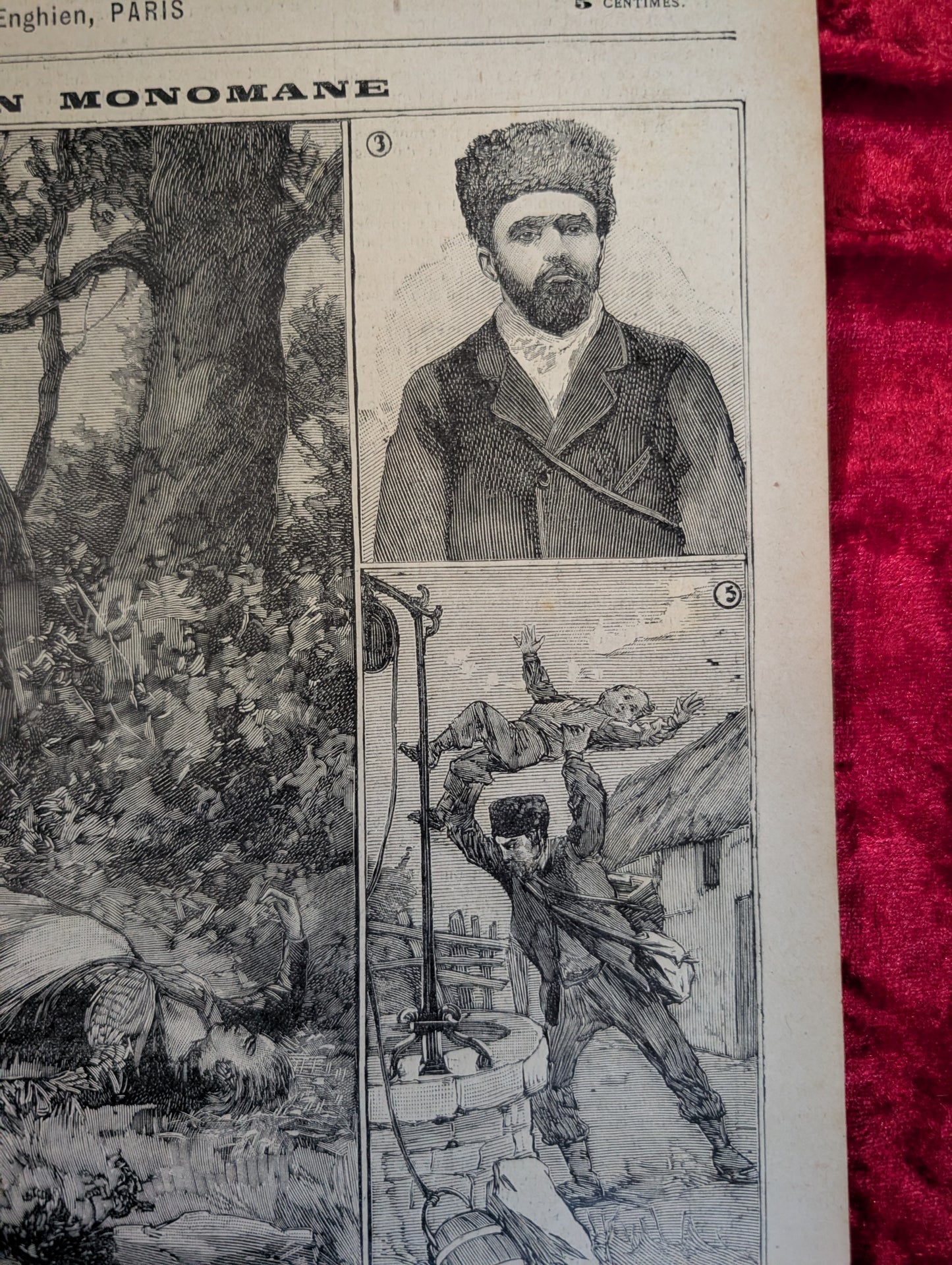 Original 1897 Newspapers - Serial Killer Joseph Vacher Case