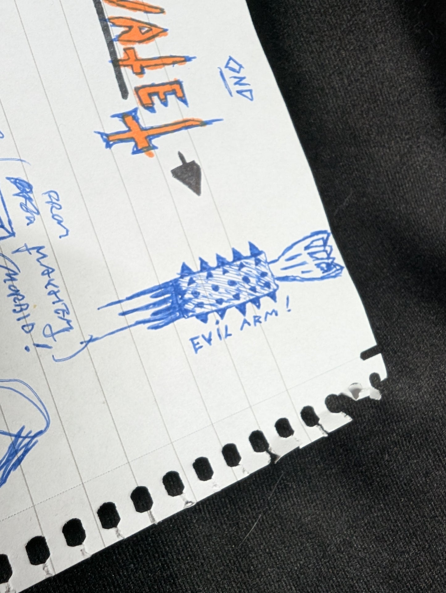 Original letter written by Pelle "DEAD" Ohlin from the Black Metal band  Mayhem 1990 (Very Rare)