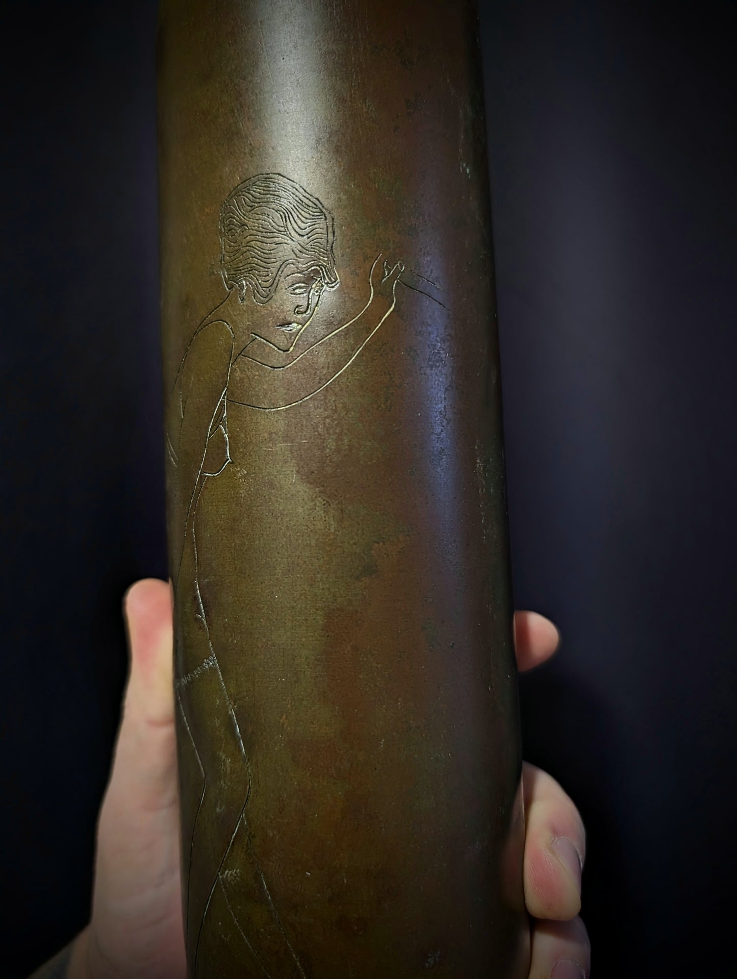 Old Sheld from World War I with Erotic Art (1917)