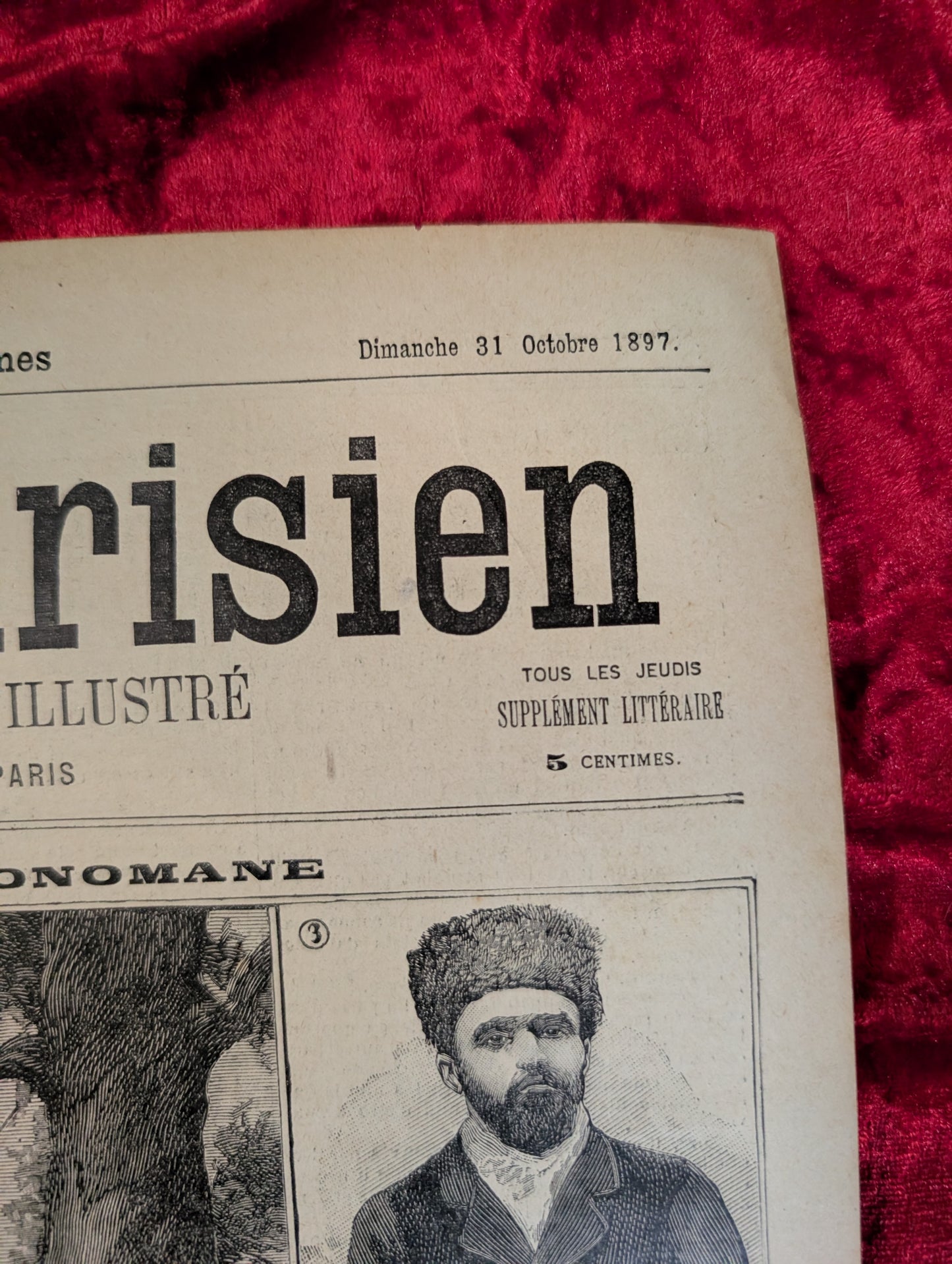 Original 1897 Newspapers - Serial Killer Joseph Vacher Case