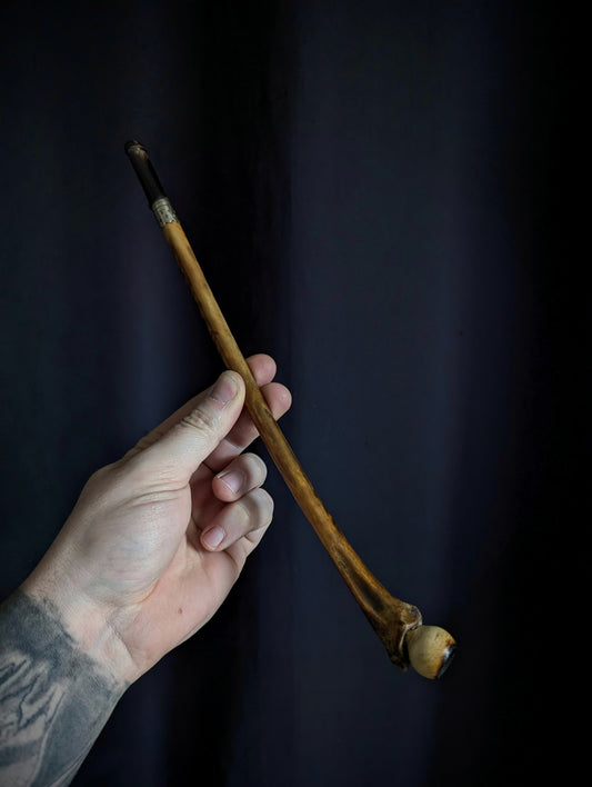 Antique bone opium pipe
