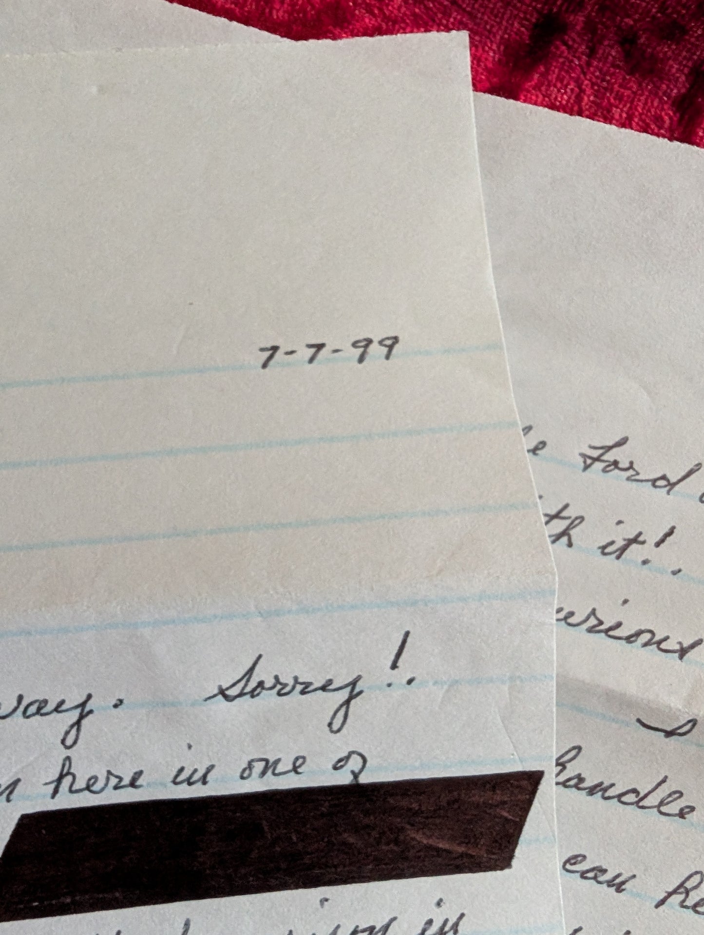 Authentic letter written by the serial killer Aileen Wuornos in 1999 (6 pages!)