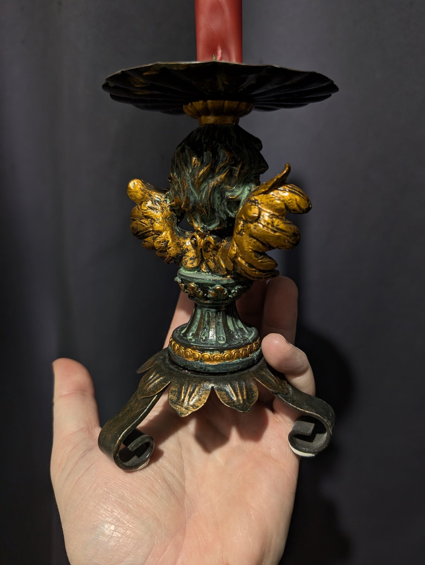 Angel candle holder