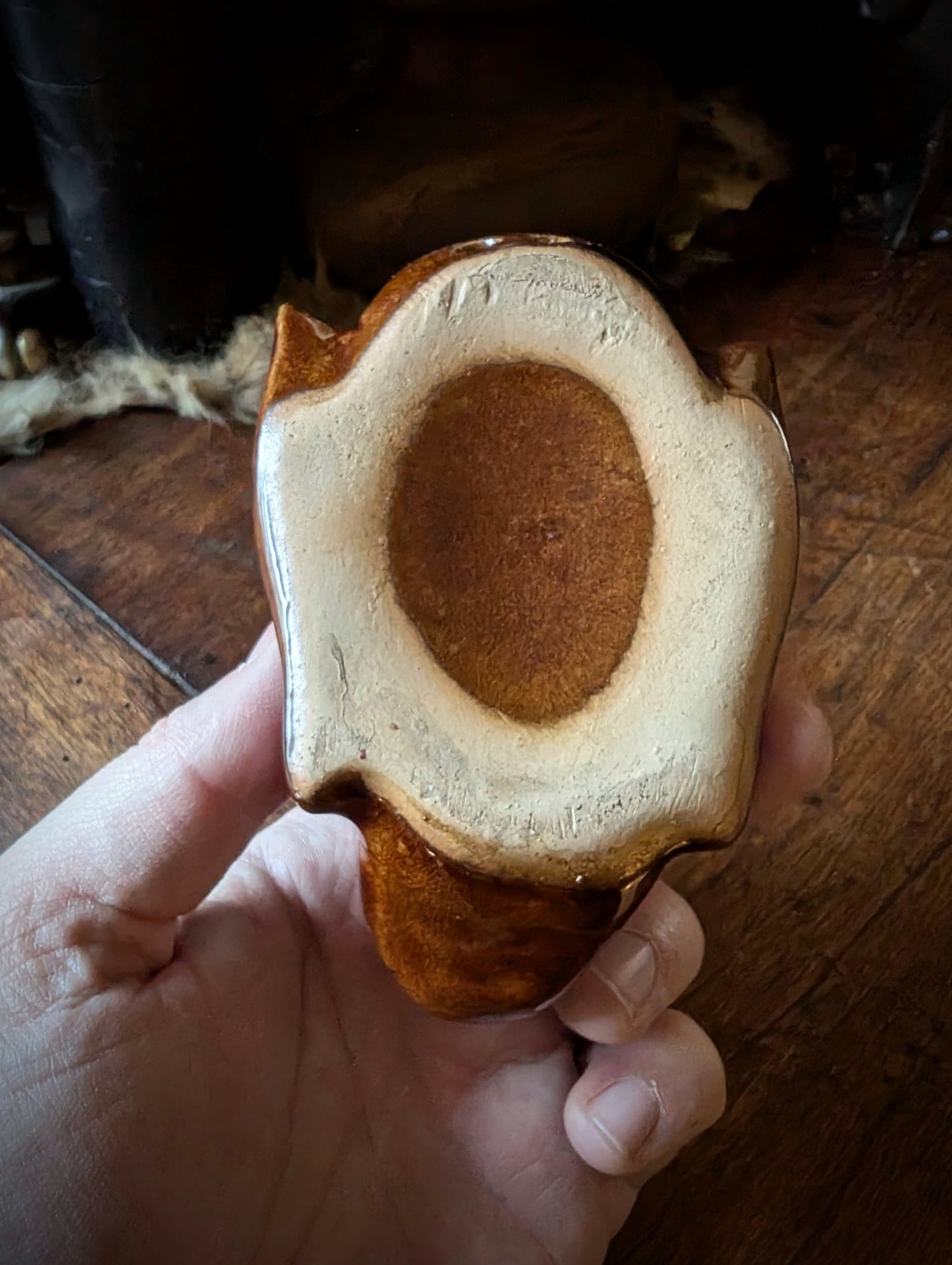 Antique Devil head in ceramic