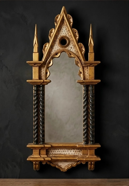 Mirror from the 1990s by the brand founded by Christopher Guy Harrison and Marta Gil. (49x18cm)