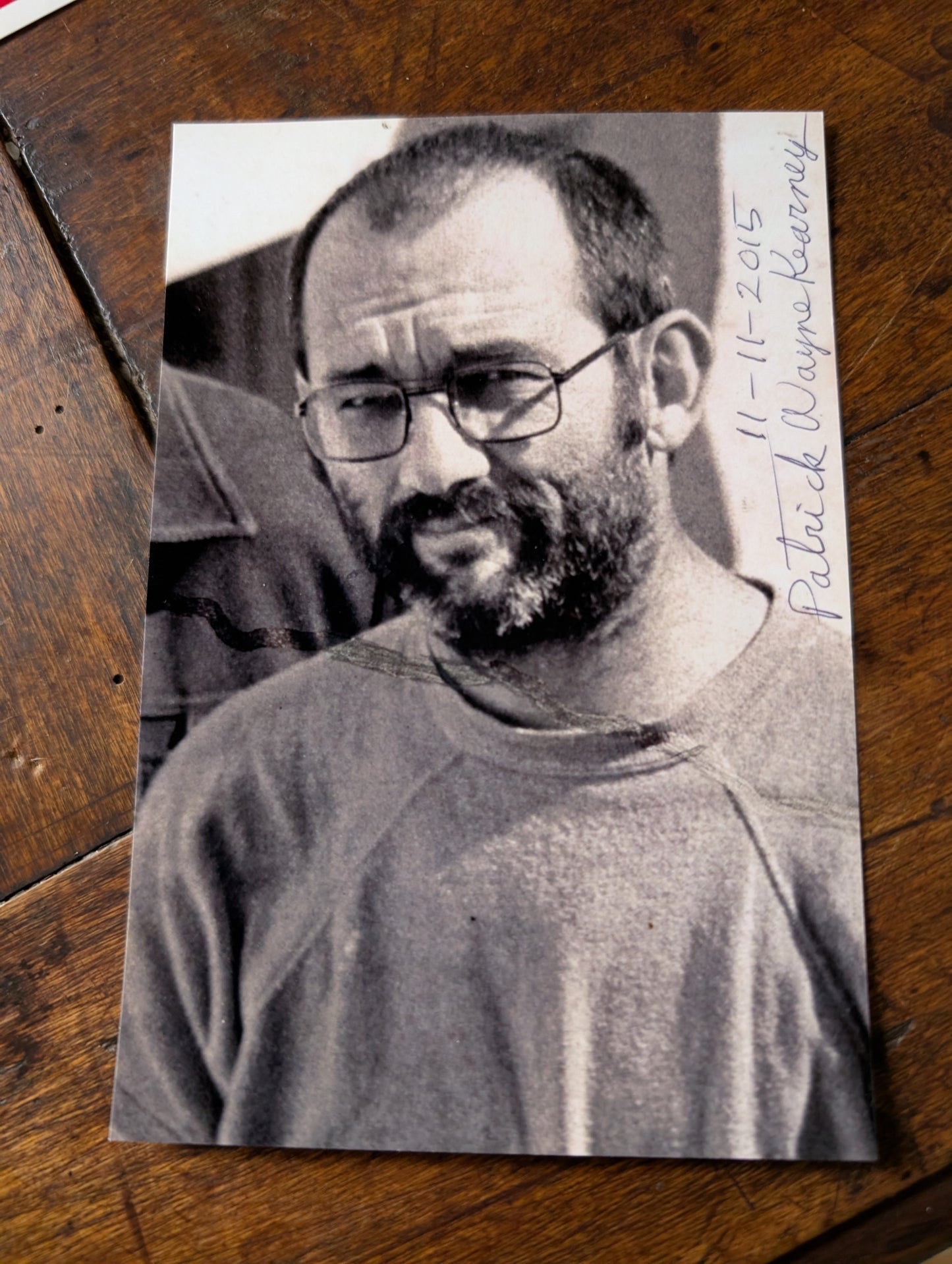 Patrick Kearney signed picture (10x15cm) original signature by "The Trash Bag Killer"