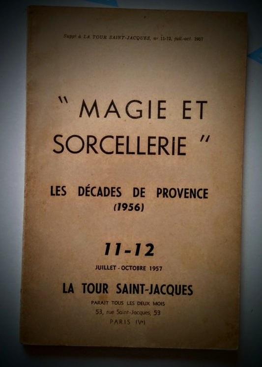 "Magie et Sorcellerie" 1956