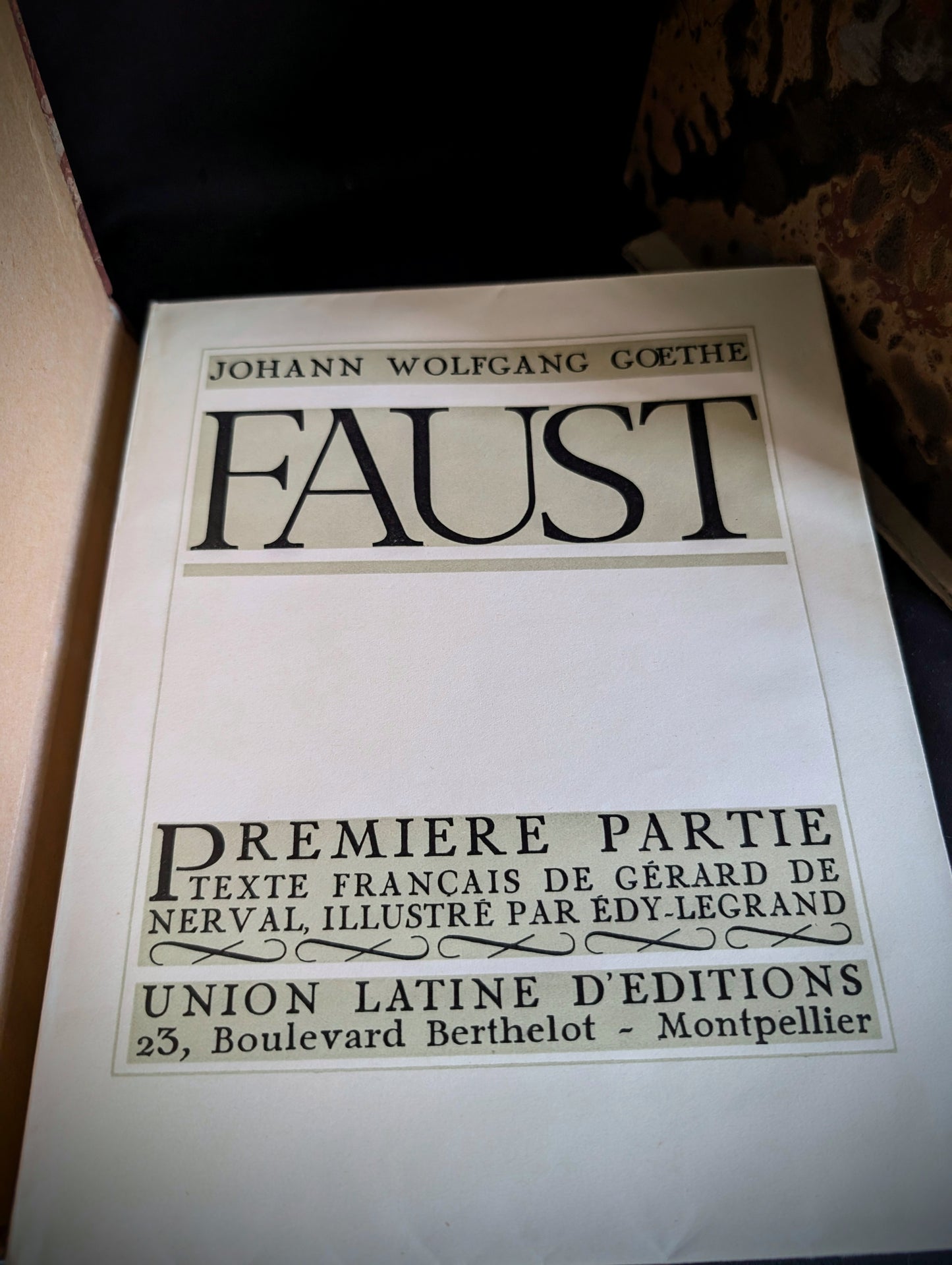 Faust - Johann Wolfgang Goethe  Faust (1942 edition)