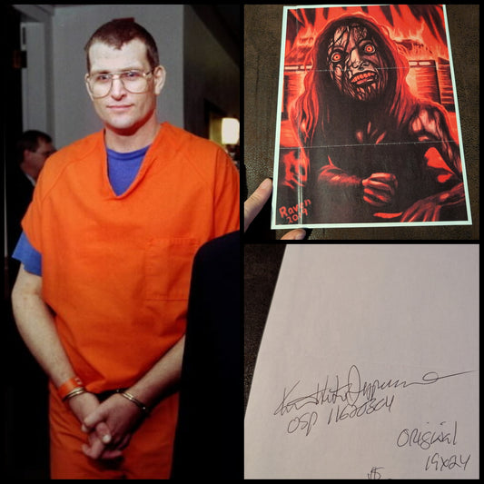 Artprint signed by Keith Jesperson (The Happy Face Killer)