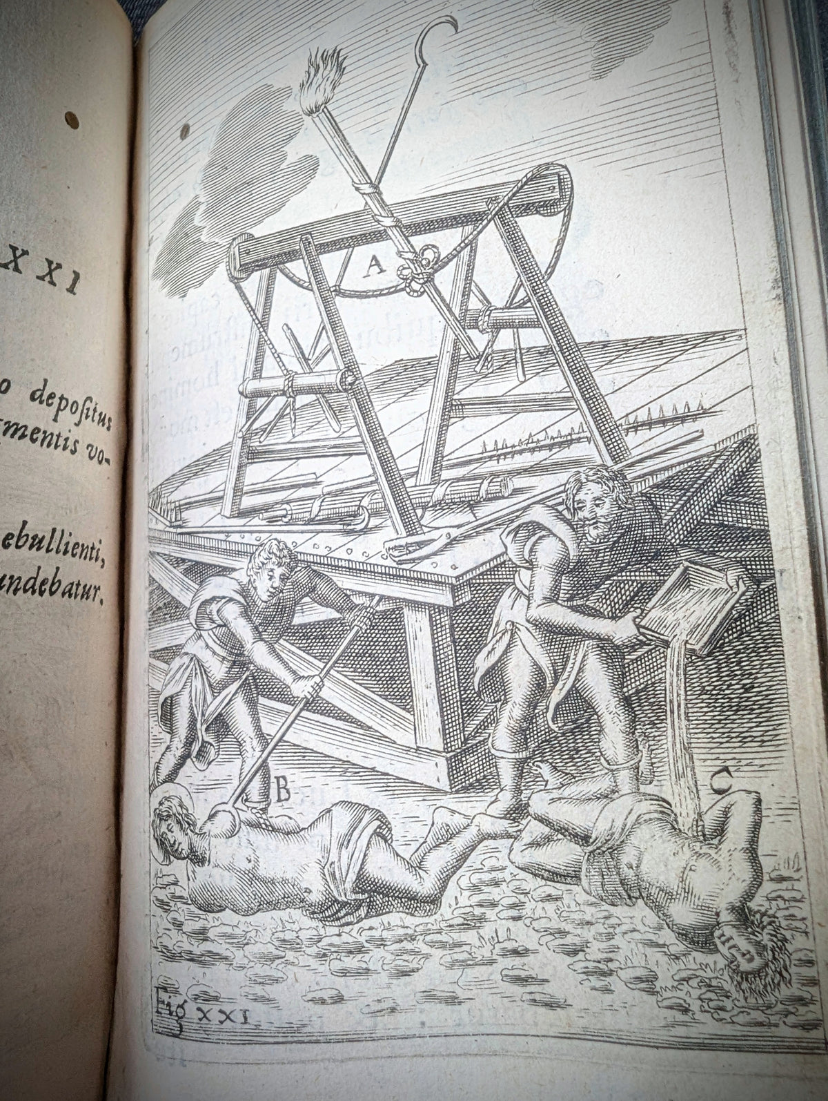 OLD RARE BOOK 17TH-CENTURY ILLUSTRATED WORK ON THE TORTURES OF MARTYRS — 1667